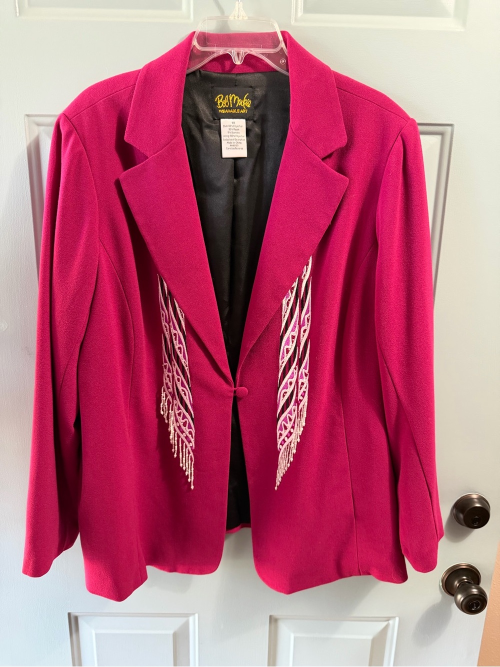 Bob Mackie Wearable Art Blazer size 1X